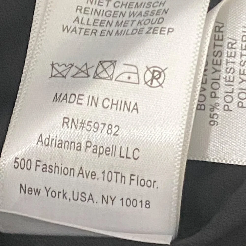 Adrianna Papell metallic print crepe sheath dress knee length women’s 6 NWT - Picture 16 of 16